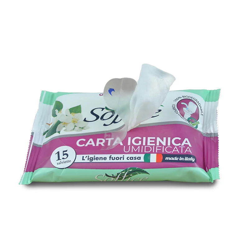 Carta igienica umidificata. Salviette per igiene intima