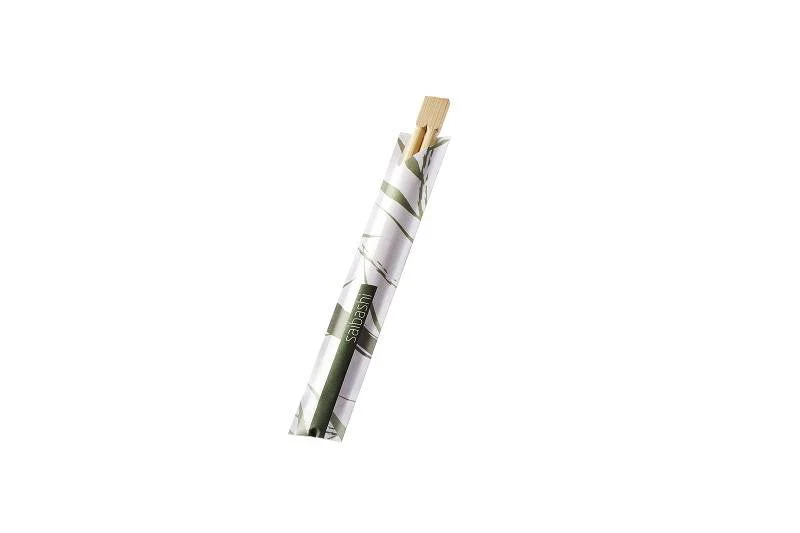 Bacchette Sushi in bamboo imbustate con apertura 21 cm