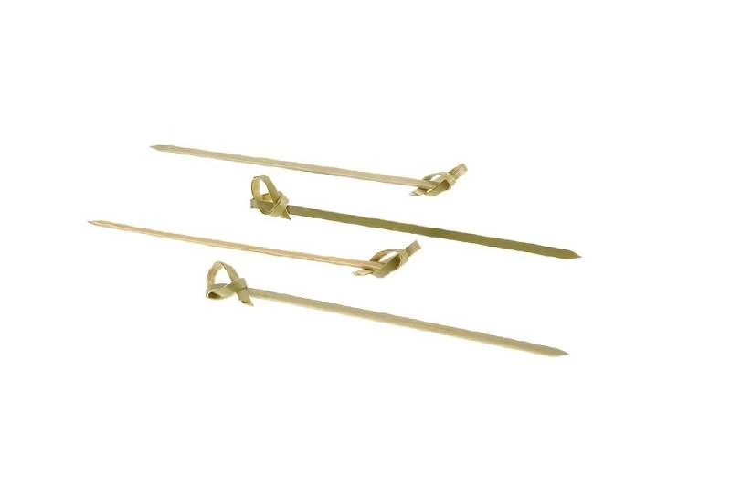 Spiedi in bamboo Deco con nodo 15cm