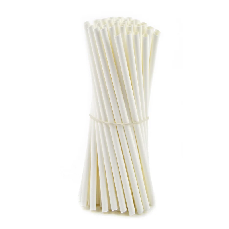Cannucce Biodegradabili in PLA di colore Bianco Mis. 21