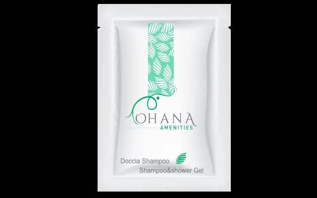 Doccia shampoo bustina da 10ml "LINEA OHANA" fragranza bergamotto