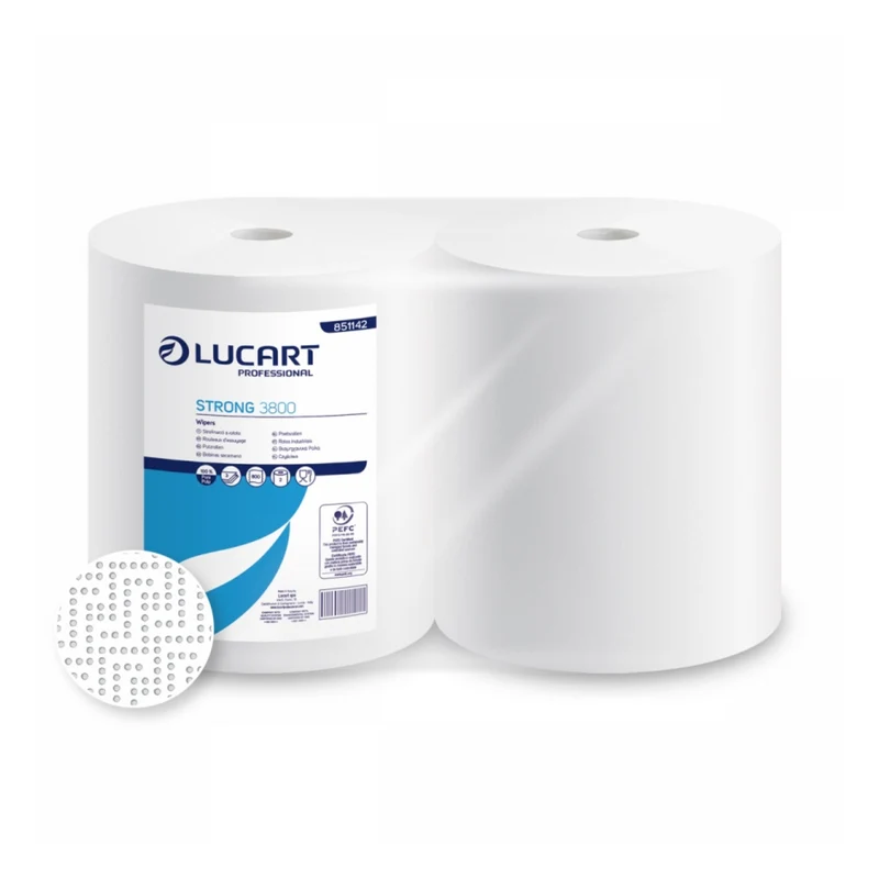 Strofinacci Industriali multiuso Strong 3800 Lucart Professional 851142 - 2pz