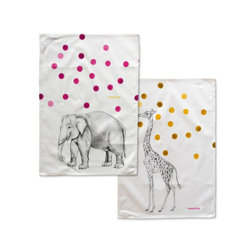 Savanna Paño de cocina 2 ud 70x50 cm