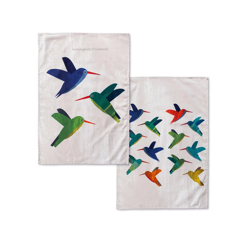 Colibri Paño de cocina 2 ud 70x50 cm