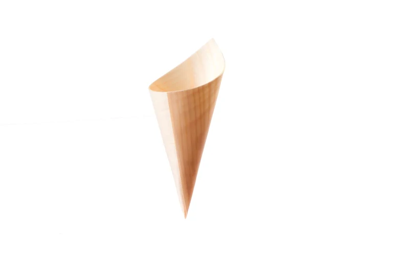 Coni Finger Food in Legno di Pino Biodegradabili – 100/500/2000 pz