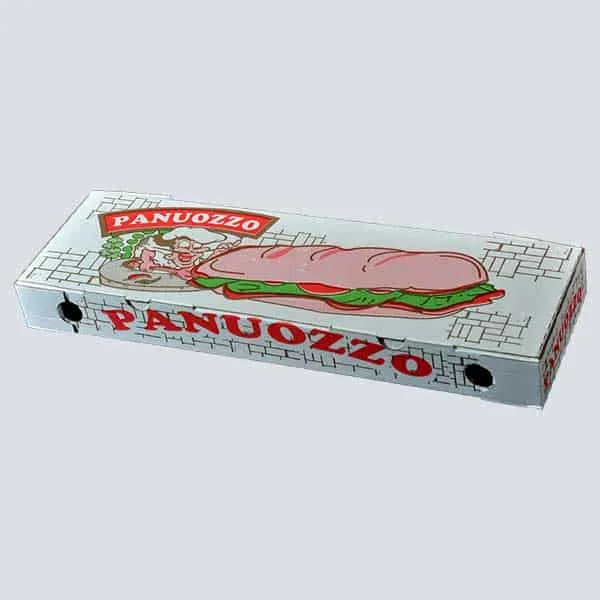 Scatole Porta "Panuozzo" Colore Bianco Da Cm15x50x9h