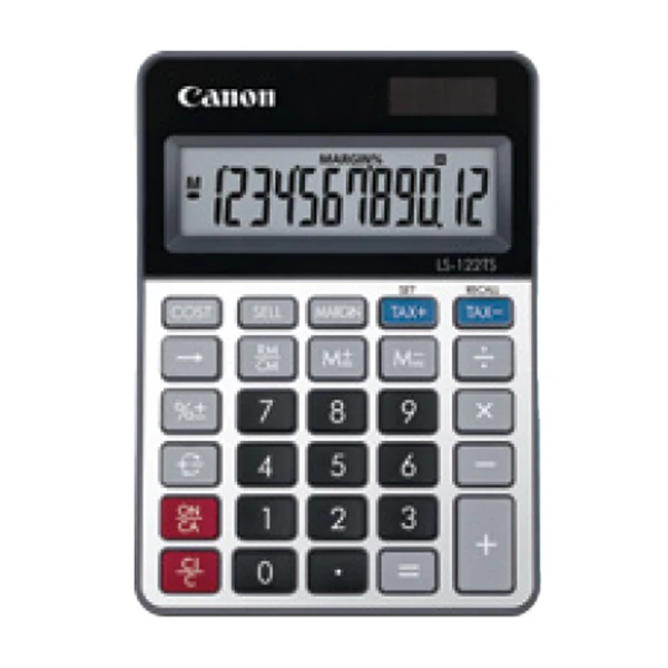 CANON - 2470C002 - Canon - Calcolatrice LS-122TS - Grigio - 2470C002 - CAN122TS - Conf. da 1 Pz.