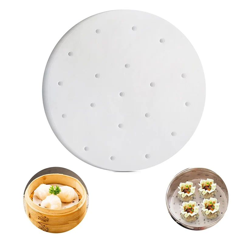 Carta forno disco forato per friggitrice ad aria, bio da Ø22 cm