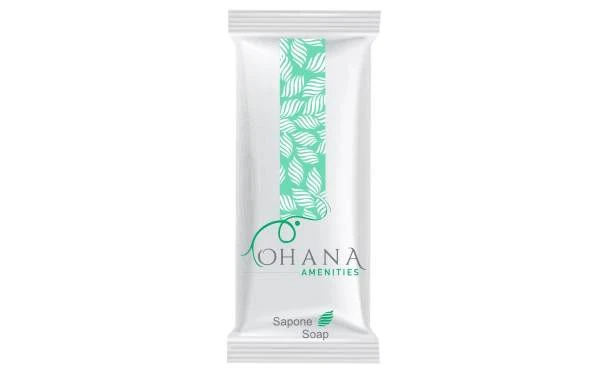 Sapone rettangolare da 12gr "LINEA OHANA" fragranza bergamotto
