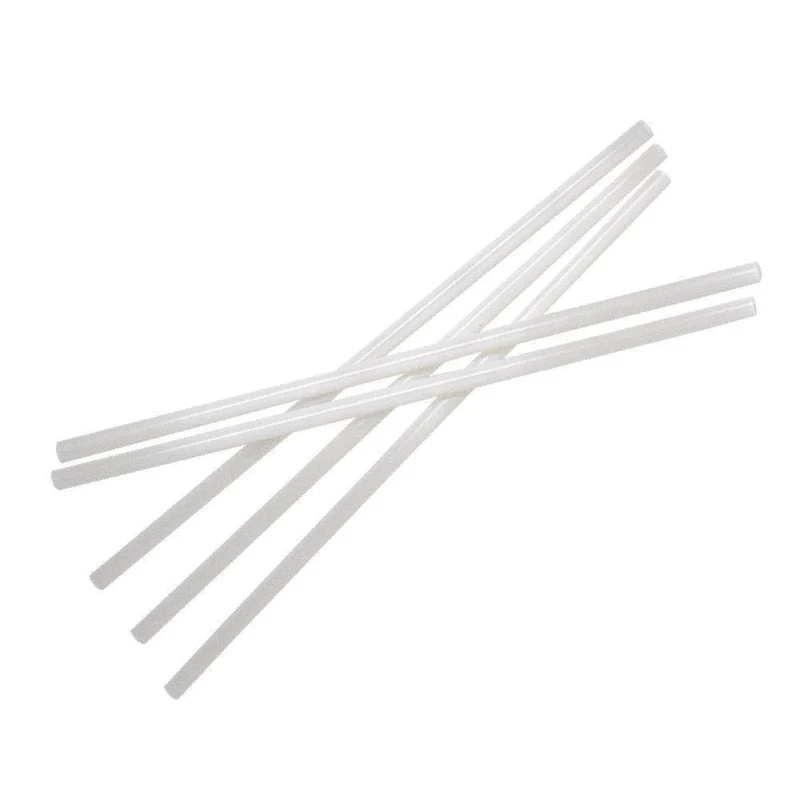 Cannucce Bio in PLA di colore bianco - mis. 210/8mm