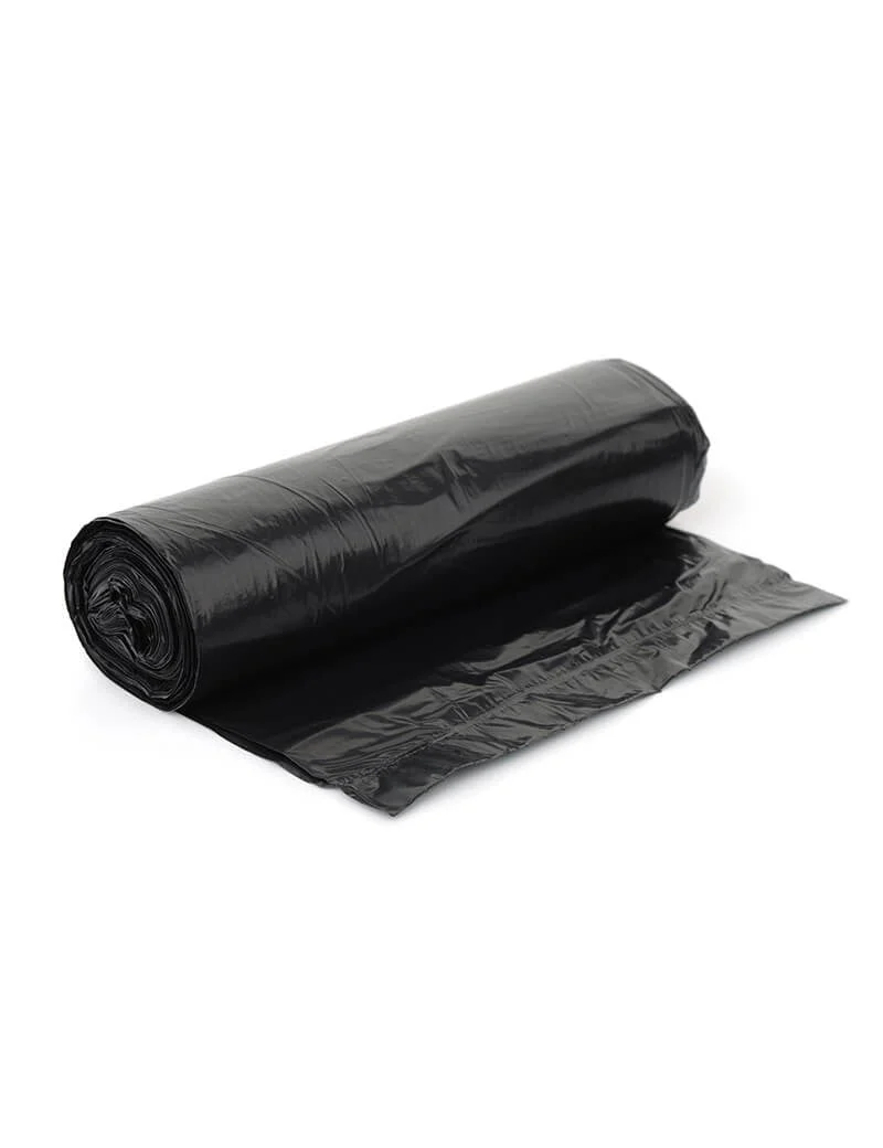 Sacchi per Spazzatura a Rotoli. Resistenti e Spessi 55 Micron, di Colore: Nero varie misure.