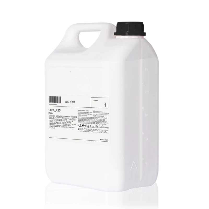 Crema corpo Prija Gfl idratante con vitamina E - Ricarica da 5 litri
