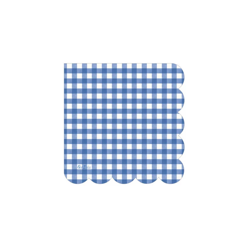 16pz Tovagliolo 33x33 in carta stampa scacco € 3,4 + Iva