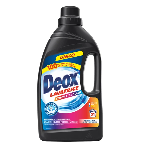 Deox - M92572 - Detersivo lavatrice Deox Colorati e Scuri - 1,5 L - Deox - 99954 - Conf. da 1 Pz.
