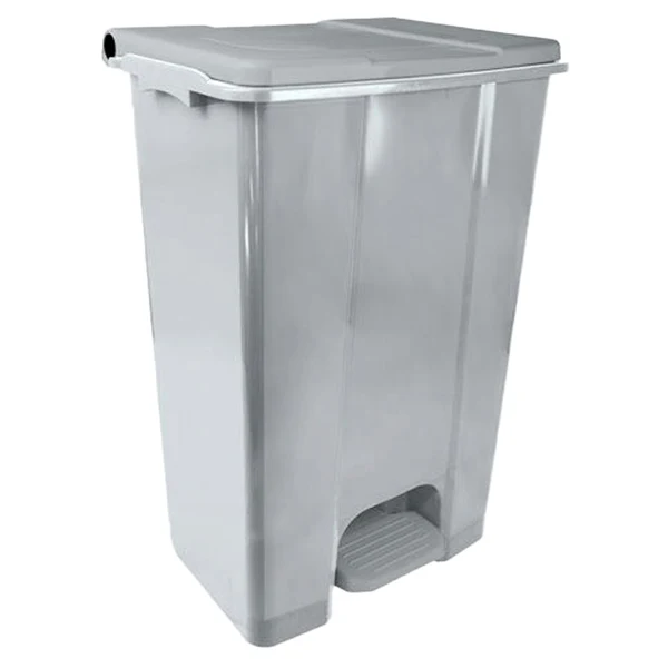 Medial - 912872 - Contenitore mobile Ecoconti - a pedale - 80 L - plastica riciclata - grigio - Medial - 97429 - Conf. da 1 Pz.