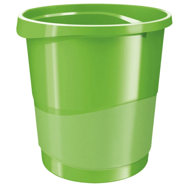 ESSELTE - 623950 - Cestino gettacarte Europost VIVIDA - 25,8 x 28,5 cm - altezza 32,2 cm - 14 L - verde - Esselte - 80525 - Conf. da 1 Pz.