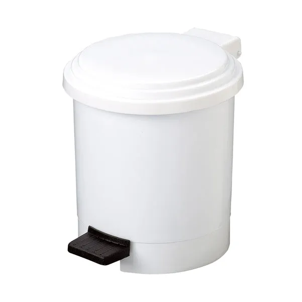 Medial - 906106 - Pattumiera a pedale Ruf - PP - 6 L - diametro 22,5 cm - altezza 26,5 cm - bianco - Medial - 71000 - Conf. da 1 Pz.