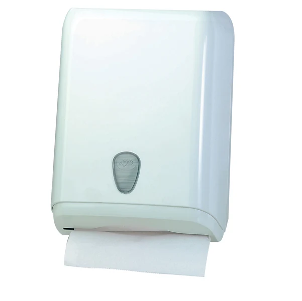 MAR PLAST - A59211 - Dispenser asciugamani piegati a C-V-Z - 28x13,7x37,5 cm - plastica - bianco - Mar Plast - 64272 - Conf. da 1 Pz.