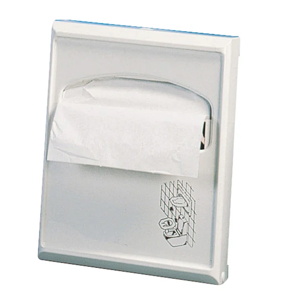 MAR PLAST - A53002 - Dispenser per carta copriwater Mini - 23x5,5x29,5 cm - bianco - Mar Plast - 61096 - Conf. da 1 Pz.