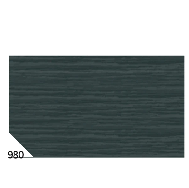 REX SADOCH - KR363-980 - Carta crespa - 50 x 250 cm - 48 gr - nero 980 - Rex Sadoch - conf. 10 rotoli - 46565 - Conf. da 1 Pz.