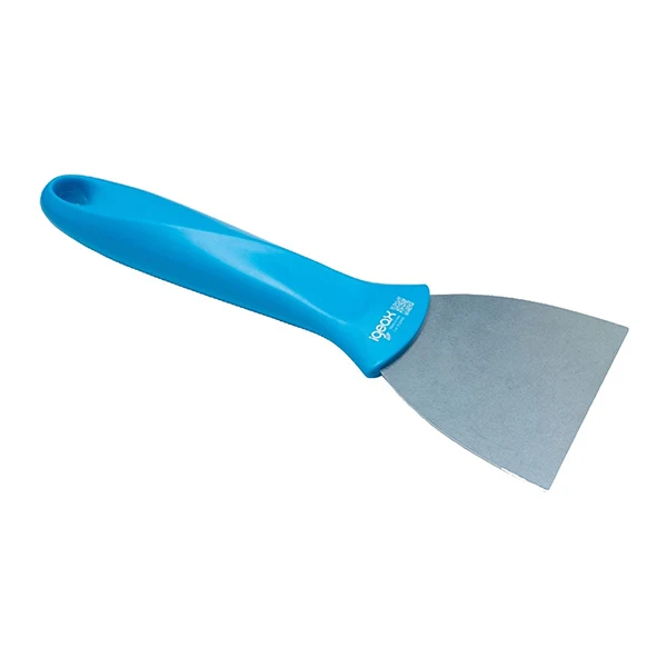 No Brand - LF1122-BLU - Raschietto - lama acciaio inox - 7,5 x 2 x 24 cm - blu-grigio - 105912 - Conf. da 1 Pz.