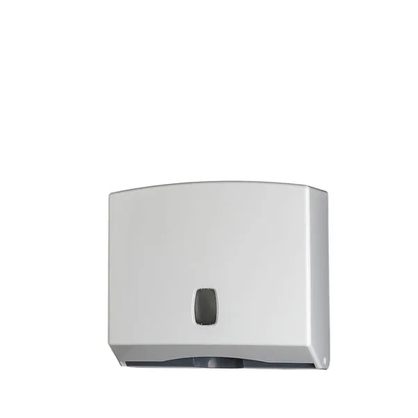 Medial - 104022 - Dispenser asciugamani piegati C-Z-M Basica - 25x9,2x22 cm - bianco-grigio - Medial - 67486 - Conf. da 1 Pz.