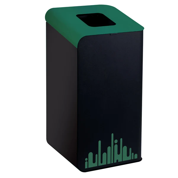 Medial - 789298 - Gettacarte Rubik Evo - per raccolta differenziata - 80 L - verde - Medial - 93759 - Conf. da 1 Pz.