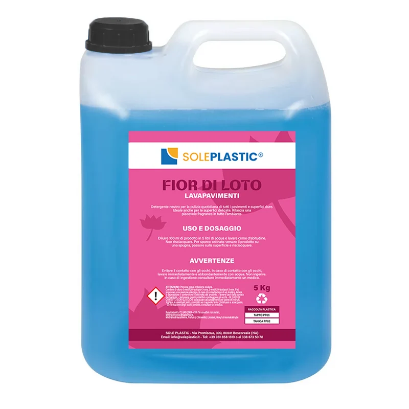 Detergente per pavimenti "Fior di Loto" tanica da 5 Litri.