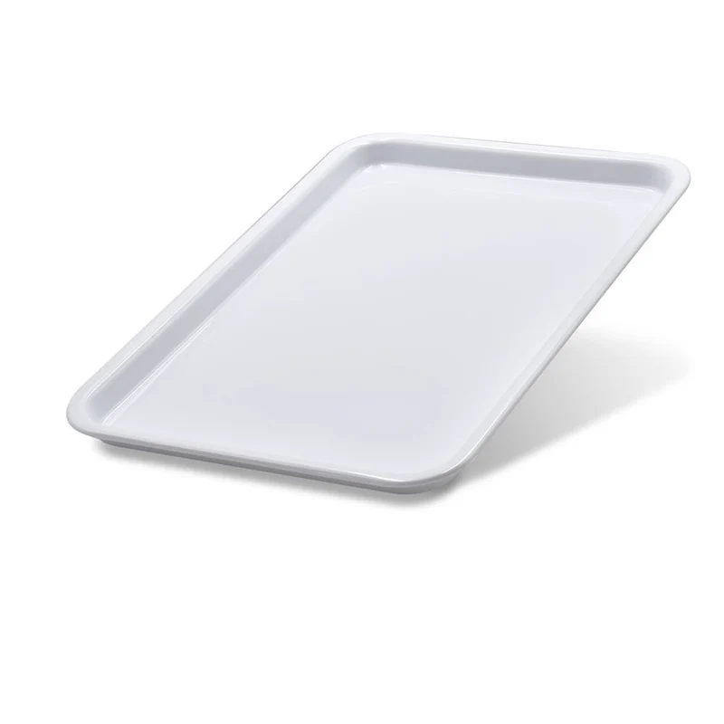 Vassoio cerimonia in plastica bianco