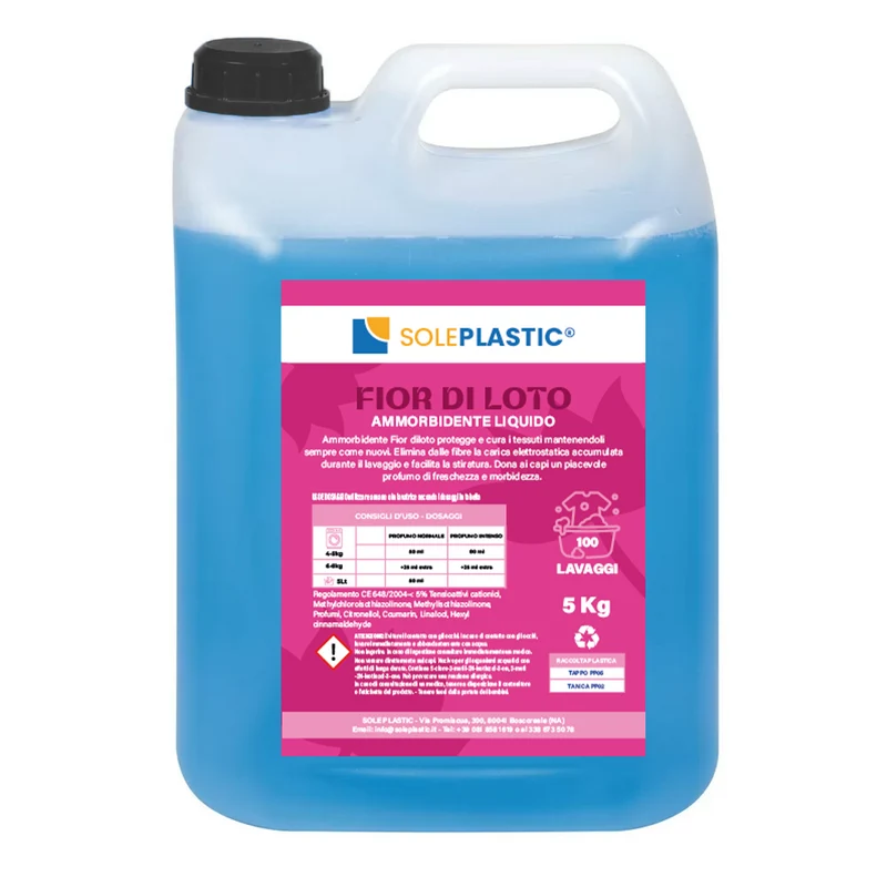 Ammorbidente liquido "Fior di Loto" - tanica da 5 Kg