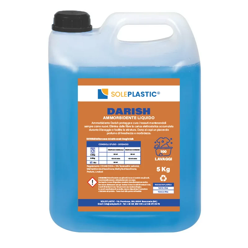 Ammorbidente liquido "Darish" - tanica da 5 Litri.