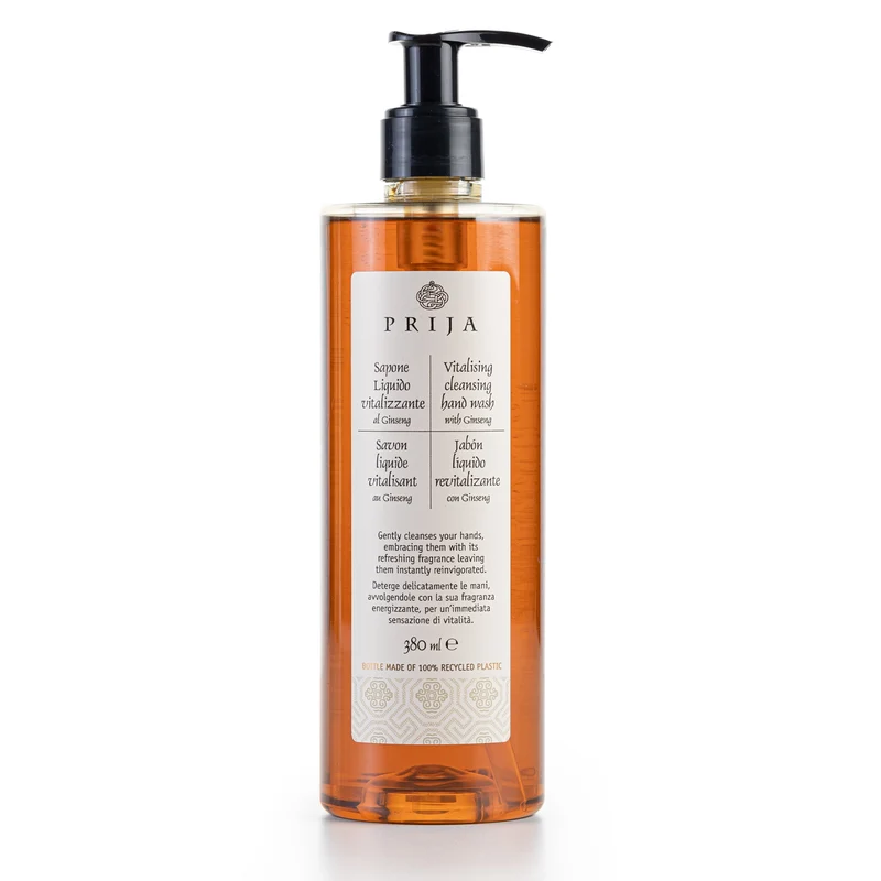 Sapone Liquido Mani Prija Vitalizzante al Ginseng – 380ml