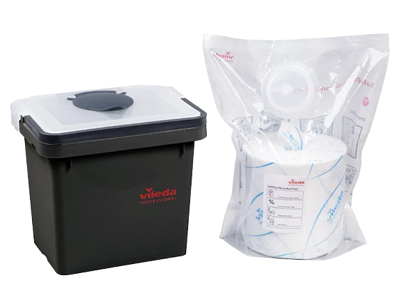 Dispenser SafePlus Vileda Professional per Panni Imbevuti MicronRoll Maxi