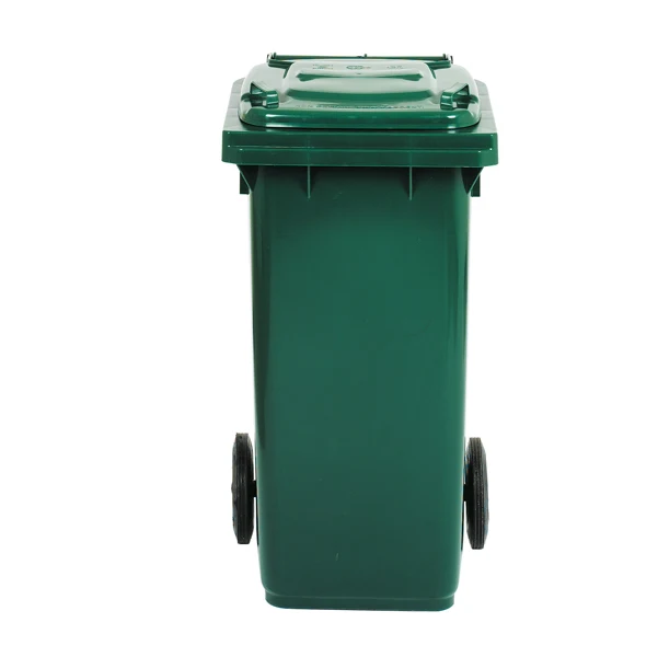 Mobil Plastic - 1-240-5-VES - Bidone carrellato - 58x73x107 cm - 240 L - verde scuro - Mobil Plastic - 86728 - Conf. da 1 Pz.