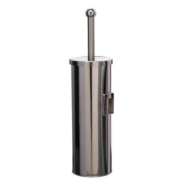 Medial - 101802 - Portascopino WC Basic - da muro - acciaio inox - diametro 9,8 cm - altezza 38 cm - silver - Medial - 67506 - Conf. da 1 Pz.