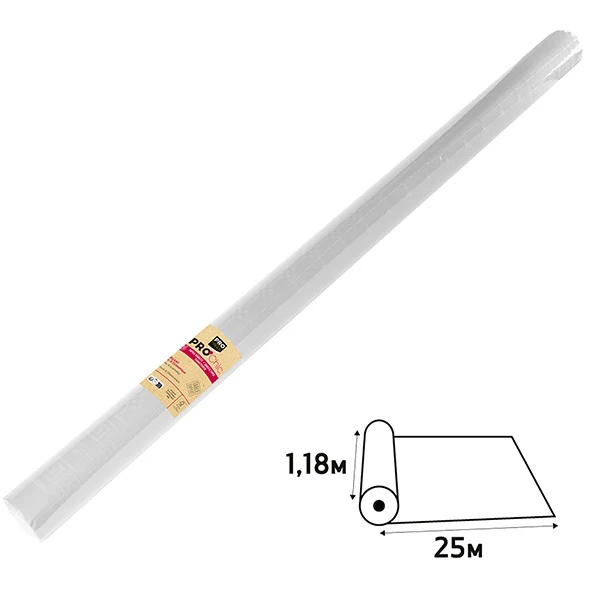 PRO nappe - R482501I - Tovaglia damascata - in rotolo - 1,18 x 25 m - carta - bianco - Pro Nappe - 105693 - Conf. da 1 Pz.