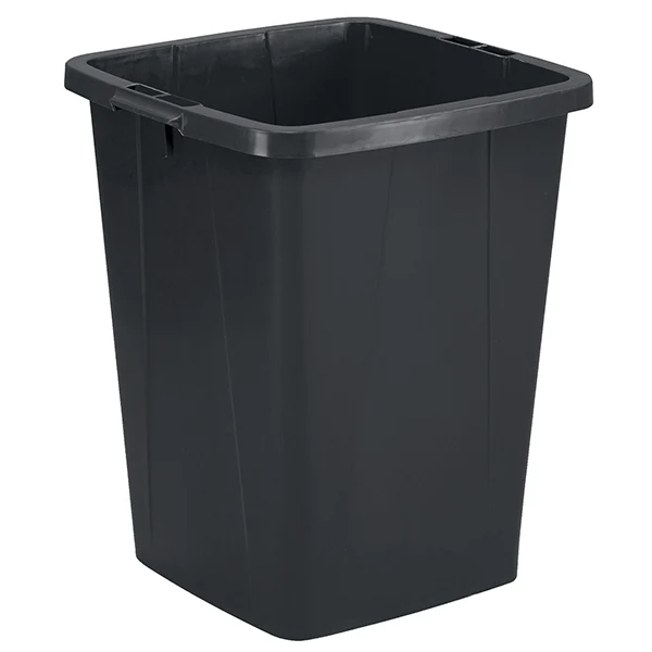 DURABLE - 1800505221 - Bidone DURABIN - con maniglie - senza coperchio - 90 L - 52 x 61 x 49 cm - PP - nero - Durable - 104939 - Conf. da 1 Pz.