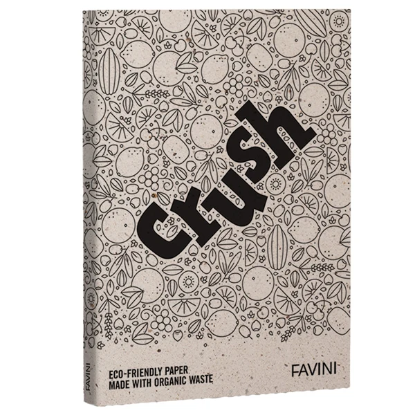 FAVINI - A69M014 - Carta Crush - A4 - 250 gr - cacao - Favini - conf. 50 fogli - 100437 - Conf. da 1 Pz.
