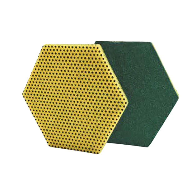 SCOTCH-BRITE - 7100206773 - Spugne in fibra 96Hex - doppia funzione - Scotch-Brite - conf. 15 pezzi - 91818 - Conf. da 1 Pz.