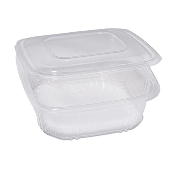 EUROPACK - 48431062 - Contenitori in PP - con coperchio incernierato - 21,5 x 21,5 x 6,9 cm - Europack - conf. 50 pezzi - 90554 - Conf. da 1 Pz.