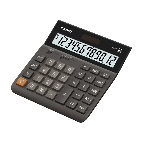 CASIO - DH-12-BK-S-EP - Calcolatrice da tavolo DH-12BK - 12 cifre - nero - Casio - 72196 - Conf. da 1 Pz.