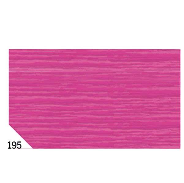 REX SADOCH - KR363-195 - Carta crespa - 50 x 250 cm - 48 gr - fucsia 195 - Rex Sadoch - conf. 10 rotoli - 46555 - Conf. da 1 Pz.