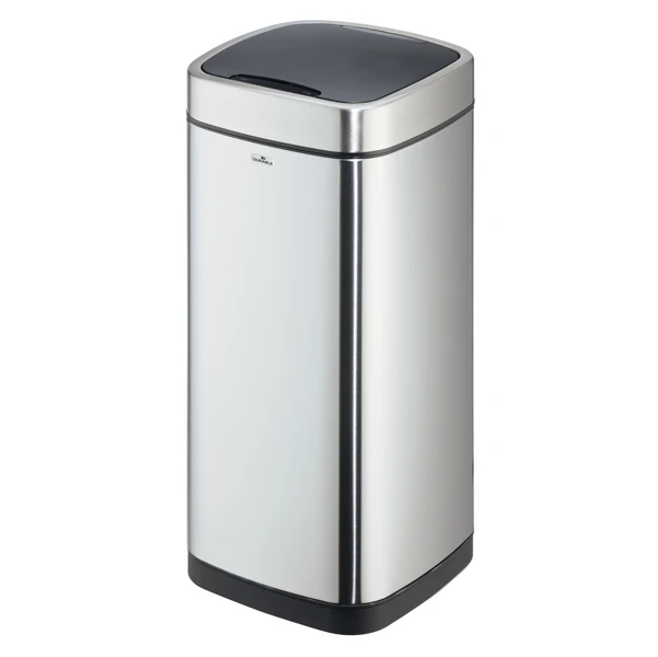 DURABLE - 3423-23 - Cestino no touch - con sensore - 30,5 x 30,5 x 69 cm - 35 lt - argento metallizzato - Durable - 94944 - Conf. da 1 Pz.