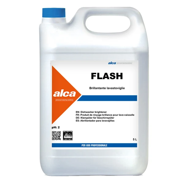ALCA - ALC593 - Brillantante lavastoviglie flash - tanica 5 litri - Alca - 89432 - Conf. da 1 Pz.