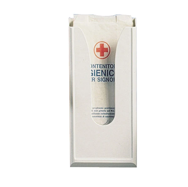 MAR PLAST - A53101 - Dispenser per sacchetti igienici - capacità 60 sacchetti - 13,5x5,5x29,5 cm - bianco - Mar Plast - 61094 - Conf. da 1 Pz.