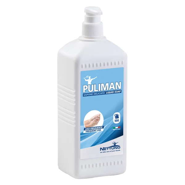 NETTUNO - 00260 - Sapone liquido Puliman - lavanda - Nettuno - flacone dispenser da 1 L - 45024 - Conf. da 1 Pz.