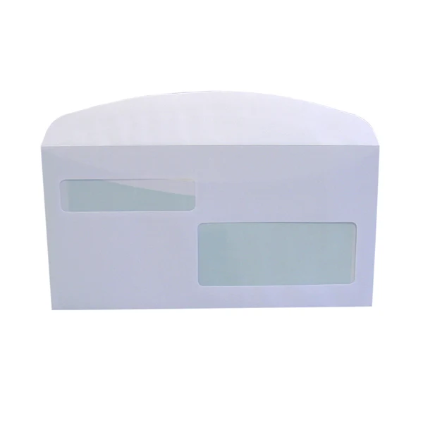 BLASETTI - 112 - Busta doppia finestra - lembo gommato - 11,5 x 22,7 cm - 80 gr - bianco - Blasetti - conf. 500 pezzi - 102343 - Conf. da 1 Pz.