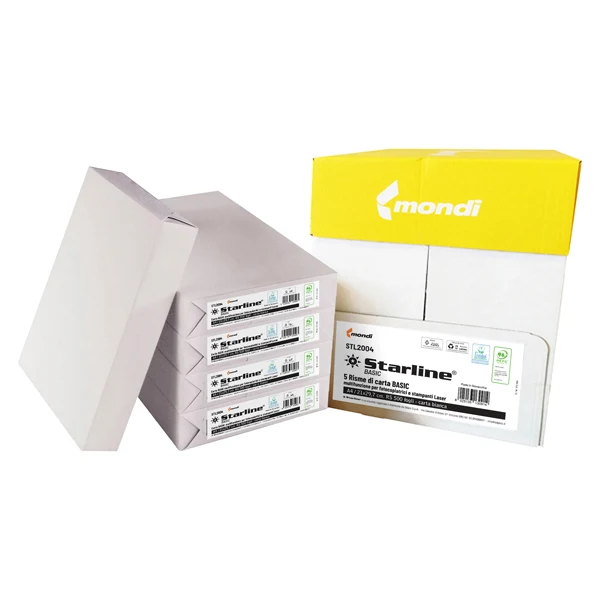 STARLINE - 6901STL - Carta fotocopie - A4 - 75 gr - bianco - Basic Starline - conf. 500 fogli - STL2004 - Conf. da 5 Pz.