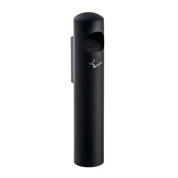 Medial - 108003 - Posacenere murale Birkin - diametro 13 cm - H 65 cm - nero - Medial - 80415 - Conf. da 1 Pz.