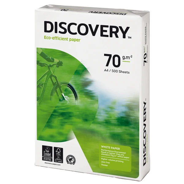 Discovery - DIP00700210029702-OD - Carta Discovery 70 - A4 - 70 gr - bianco - conf. 500 fogli - 61533 - Conf. da 5 Pz.